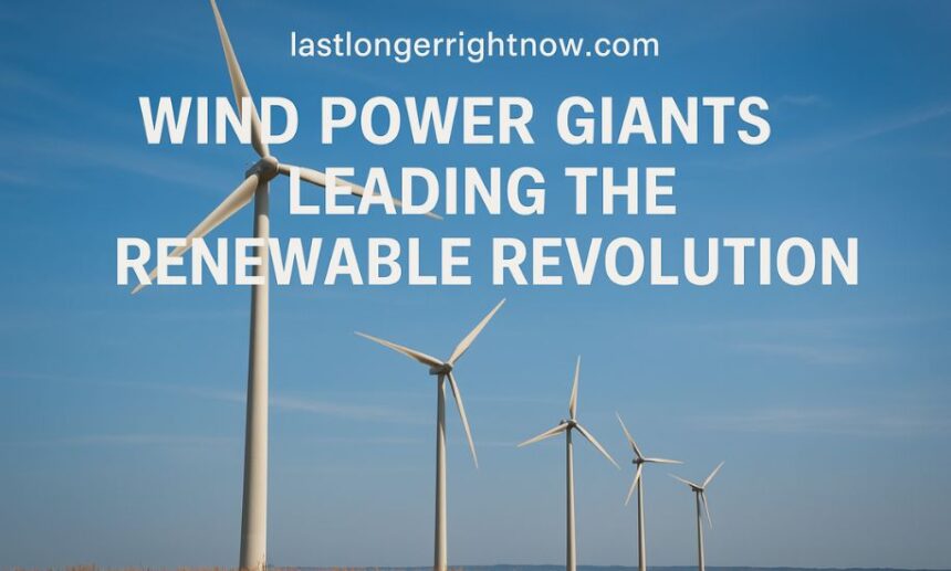 lastlongerrightnow.com wind power giants leading the renewable revolution