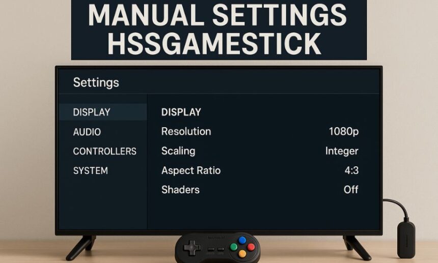 manual settings hssgamestick