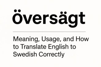 översägt