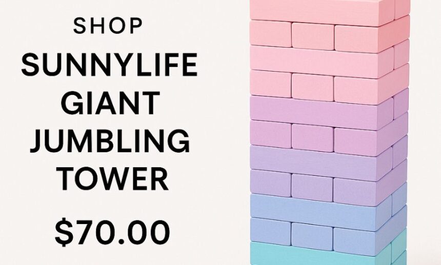 shop sunnylife giant jumbling tower